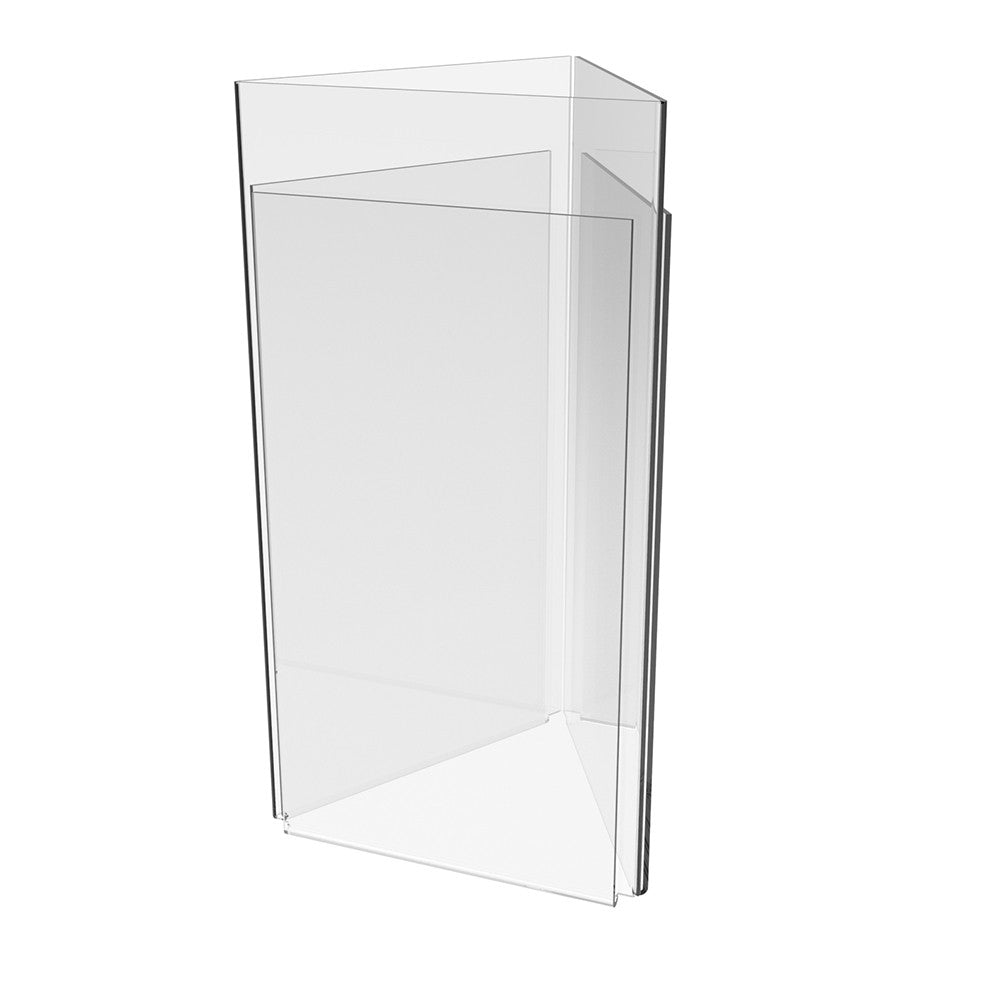 Booklet holder, Euro Flyer Stand 100x210mm, Acrylic Stand, Acrylic Display, Advertising Stand, Exhibition Equipment, Information Stand, Acrylic Brochure Holder