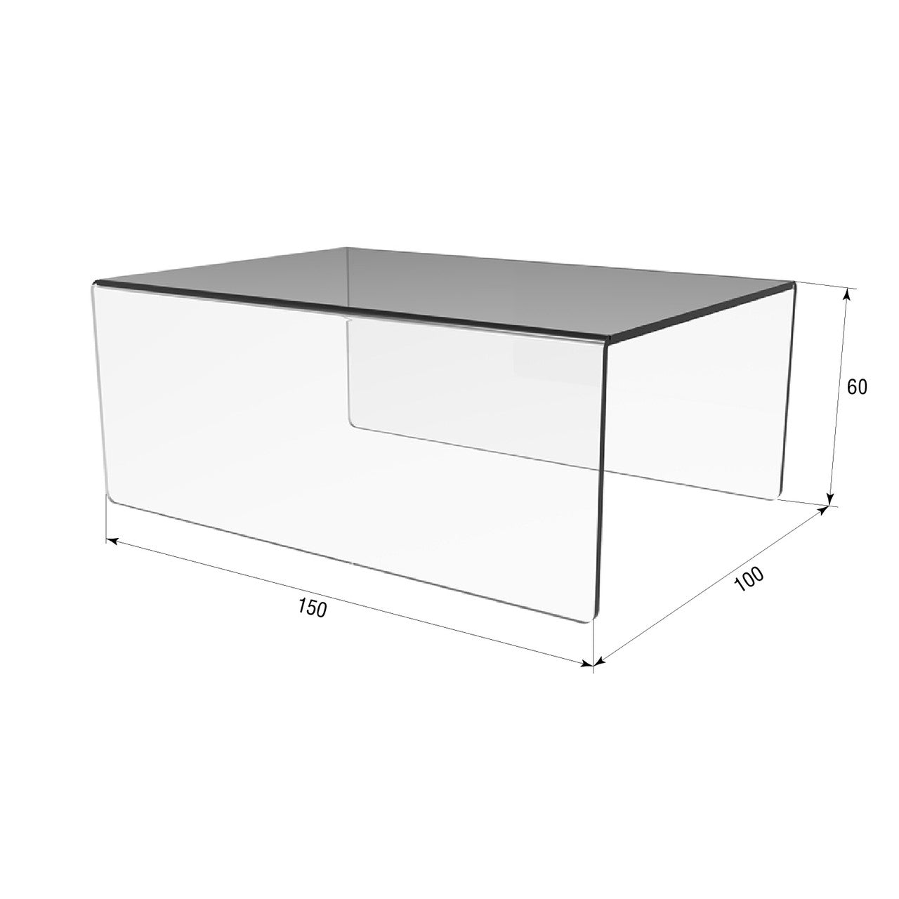 Acrylic stand for products, Set of 4 pcs,2pcs,1 pcs 50x60x100mm, Acrylic display for products, Acrylic Organizer for products, Acrylic Stand, Acrylic Showcase