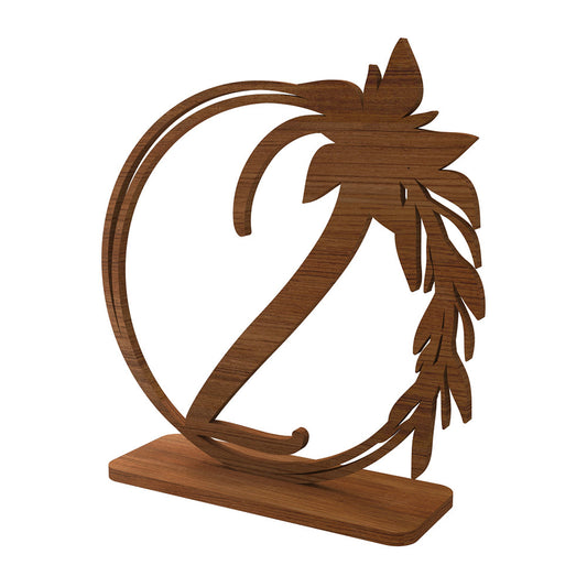 Números de mesa de madera 4