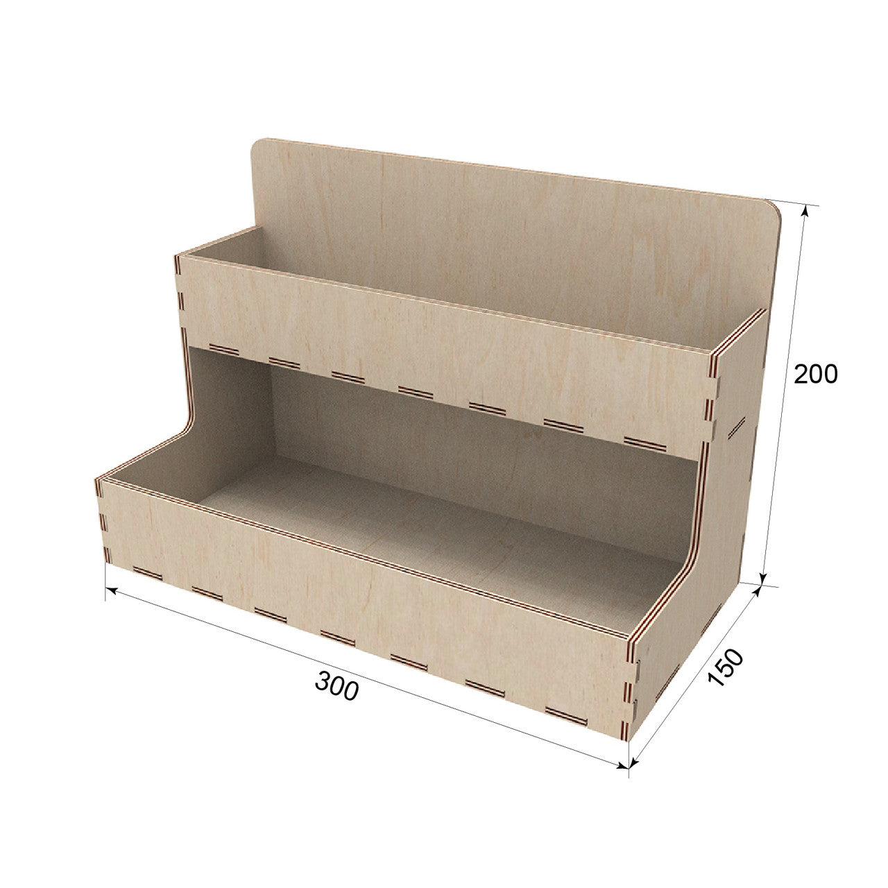 Organizer (wood) 300x150x200