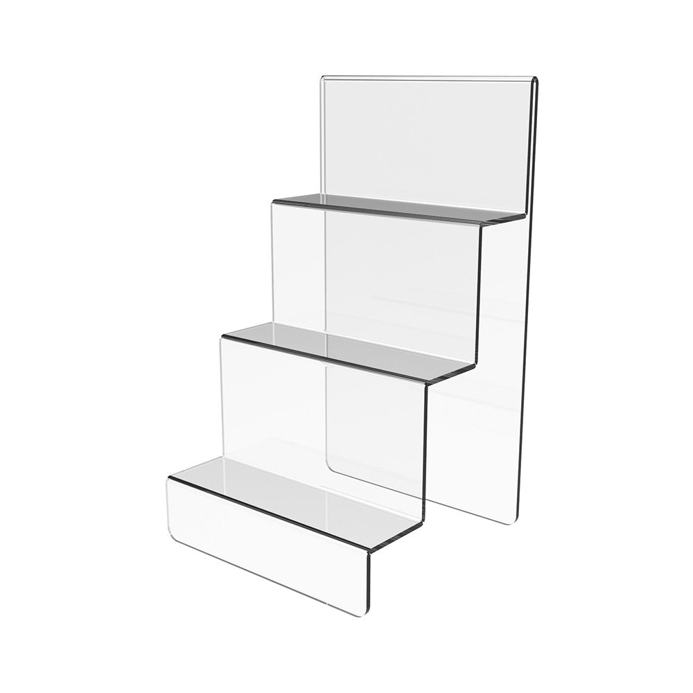 Acrylic Risers Display Stands, 3 Tier Perfume Organizer 160x100x120mm, Display Shelf & Versatile Cupcake Stand Holder, Display Risers for Figures, Dessert Shelves for Party for Decoration