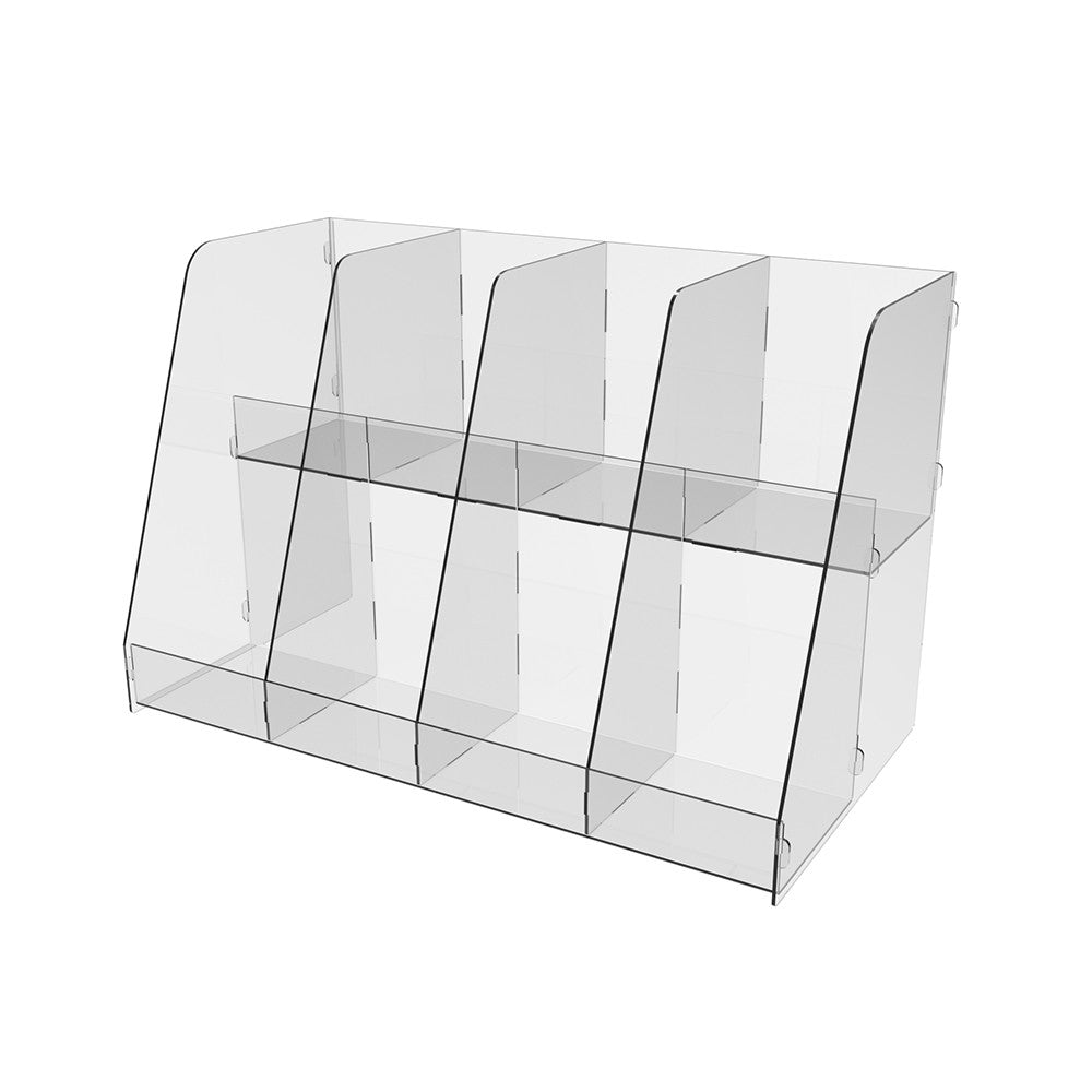 Acrylic stand for tea bags 330x170x210mm, Acrylic display for products, Acrylic Organizer for products, Acrylic Stand, Acrylic Showcase