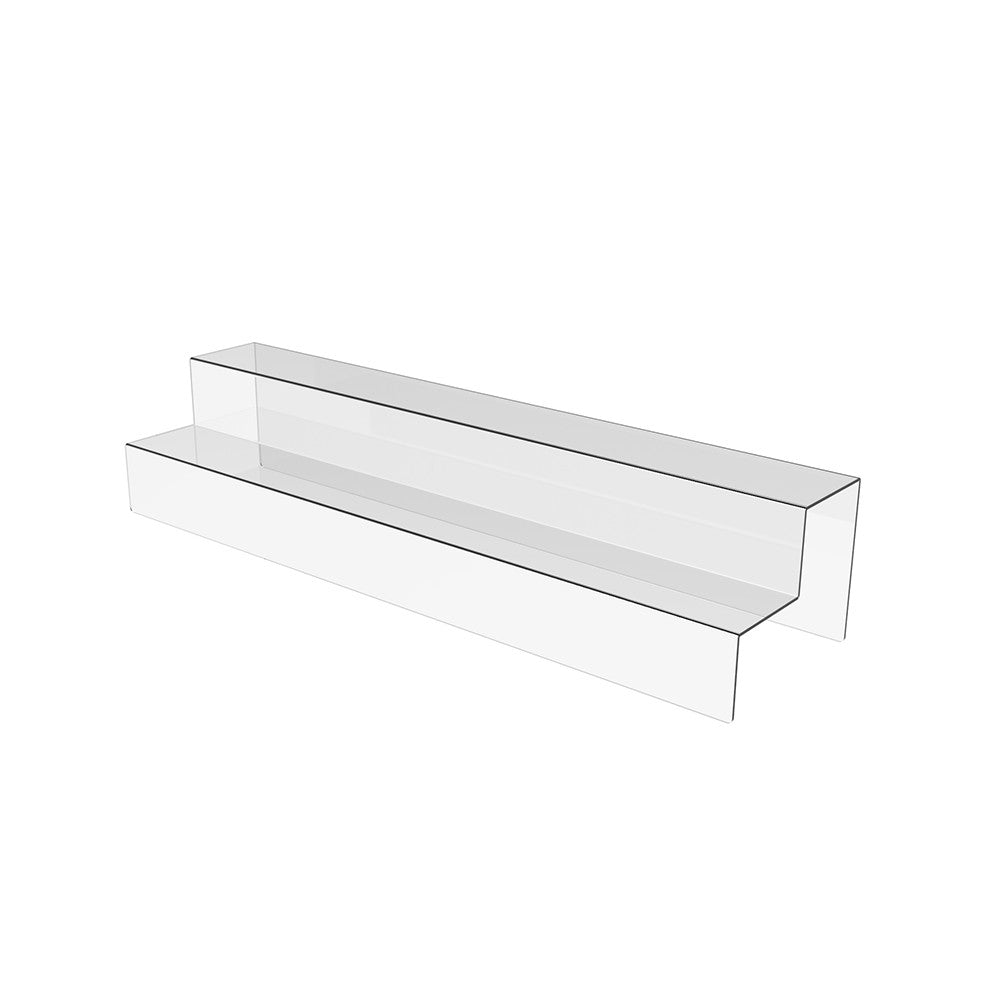 Acrylic stand for products 800x200x160mm two-tier, Acrylic display, Acrylic Organizer for products, Acrylic Stand, Acrylic Showcase