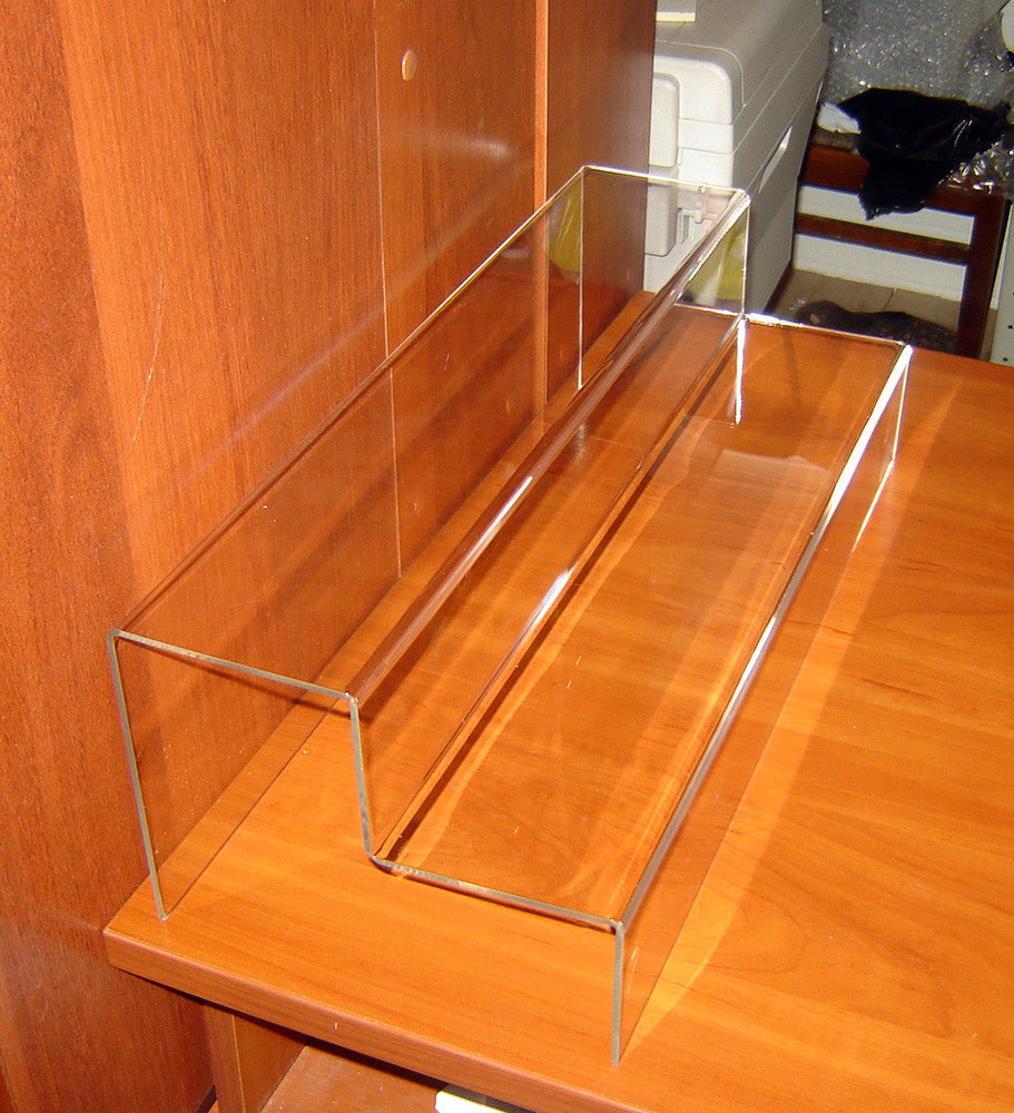 Acrylic stand for macaroons, Display for products 990x200x200mm two-tier, Acrylic Organizer for products, Acrylic Stand, Acrylic Showcase