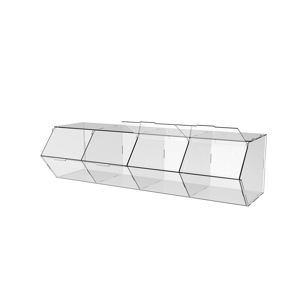 Dispenser for marmalade, snacks, nuts 4 cells