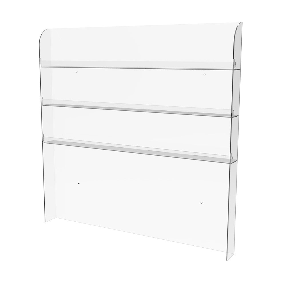 varnish display stand 520x45x520 mm 3 tiers