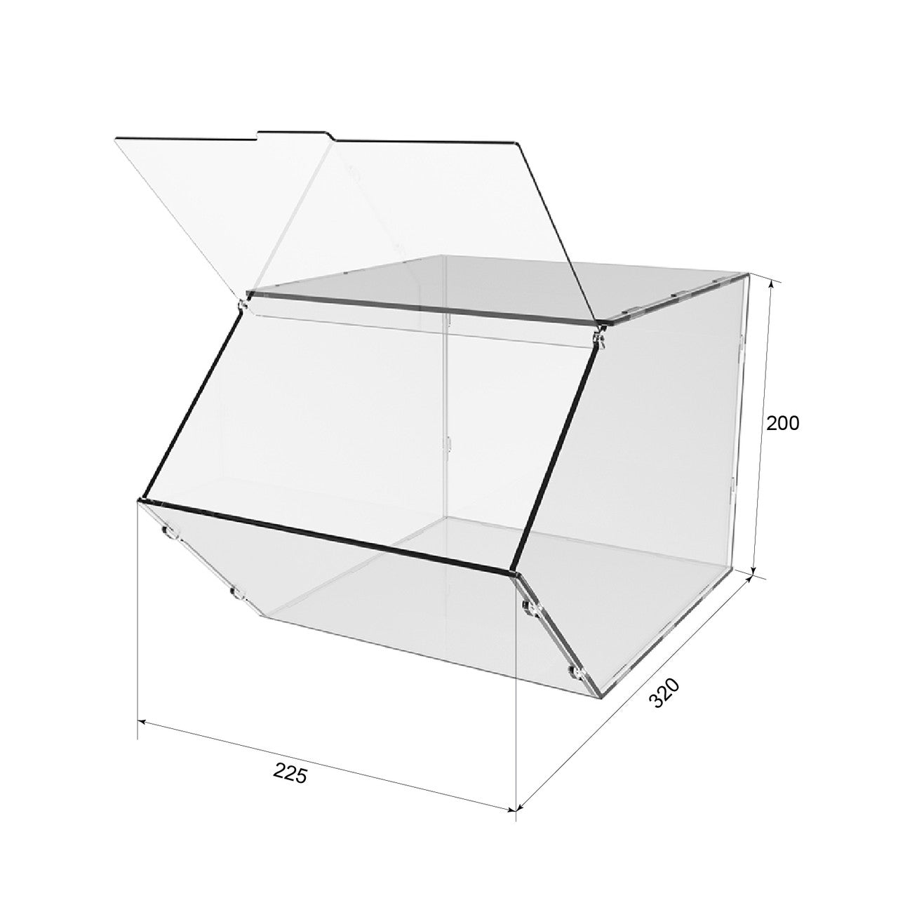 Dispenser for marmalade, snacks, nuts 1 compartment collapsible