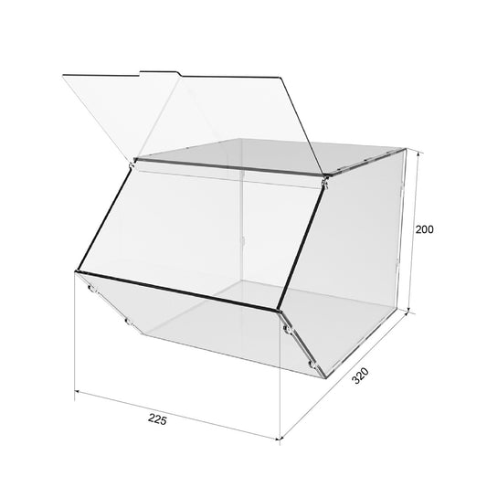 Dispenser for marmalade, snacks, nuts 1 compartment collapsible