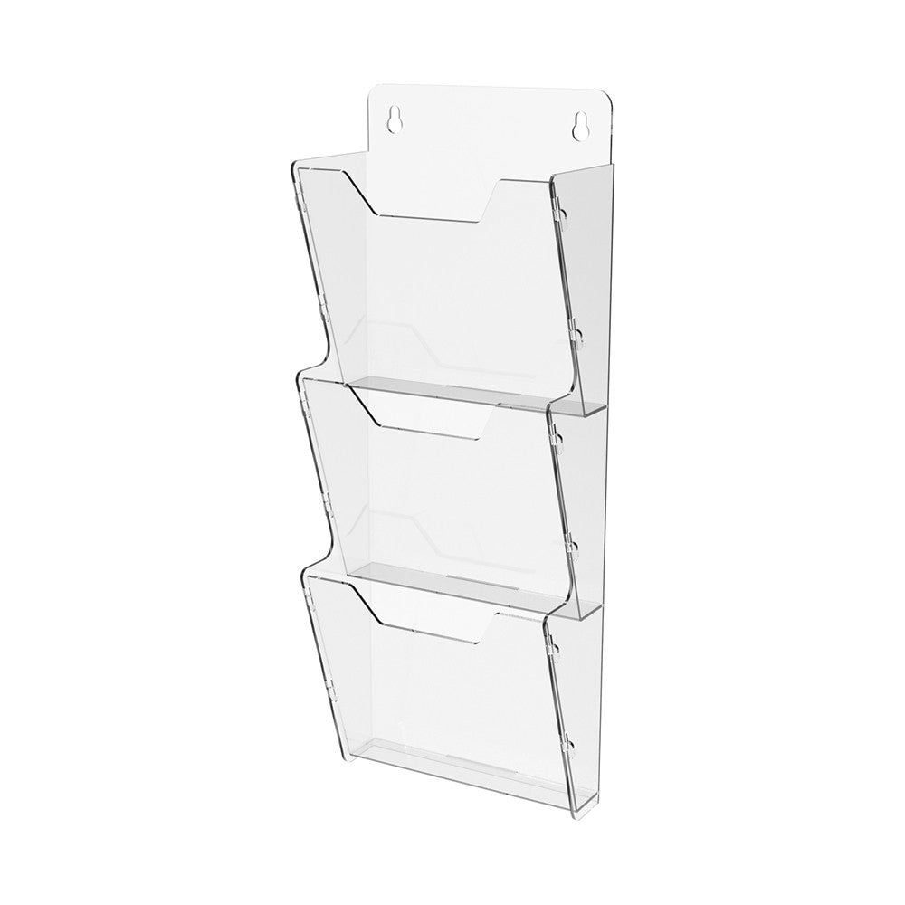 Bolsillo para folletos A5 vertical de 3 niveles
