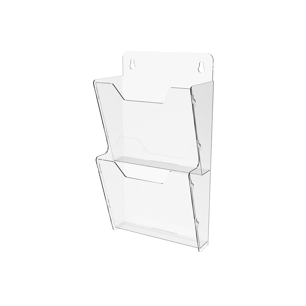 Bolsillo para folletos A5 vertical de 2 niveles