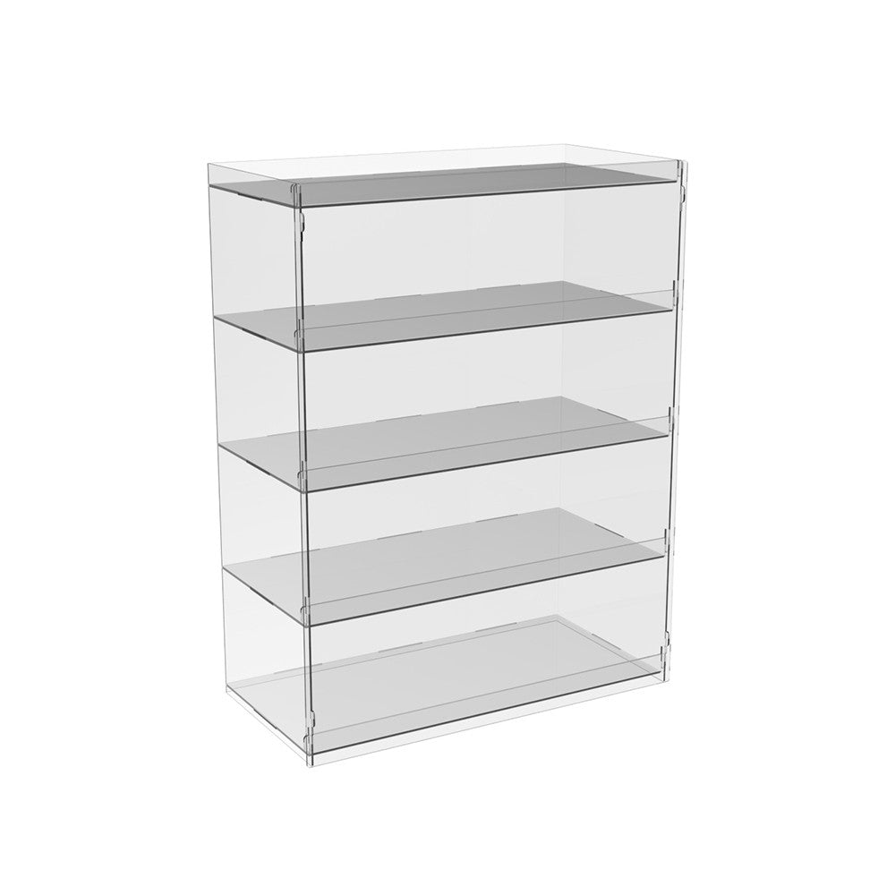 Acrylic display,Acrylic organizer for 5 shelves 300x150x400mm, Acrylic Stand for products, Show display for goods, Acrylic display case