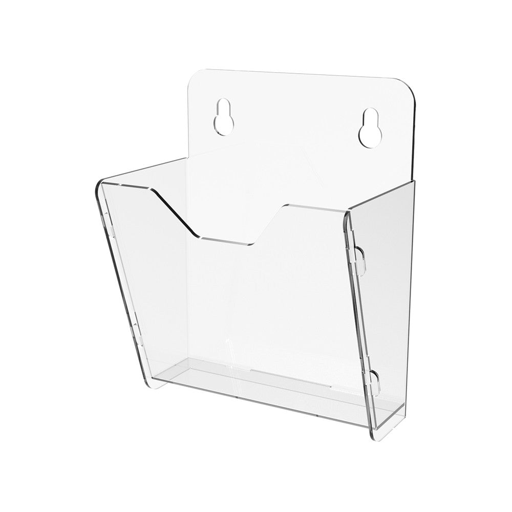 Set 2 pieces, Booklet holder, Paper holder A6 , 110x30x140mm, Acrylic Stand, Acrylic Display, Advertising Stand, Exhibition Equipment, Information Stand, Acrylic Brochure Holder