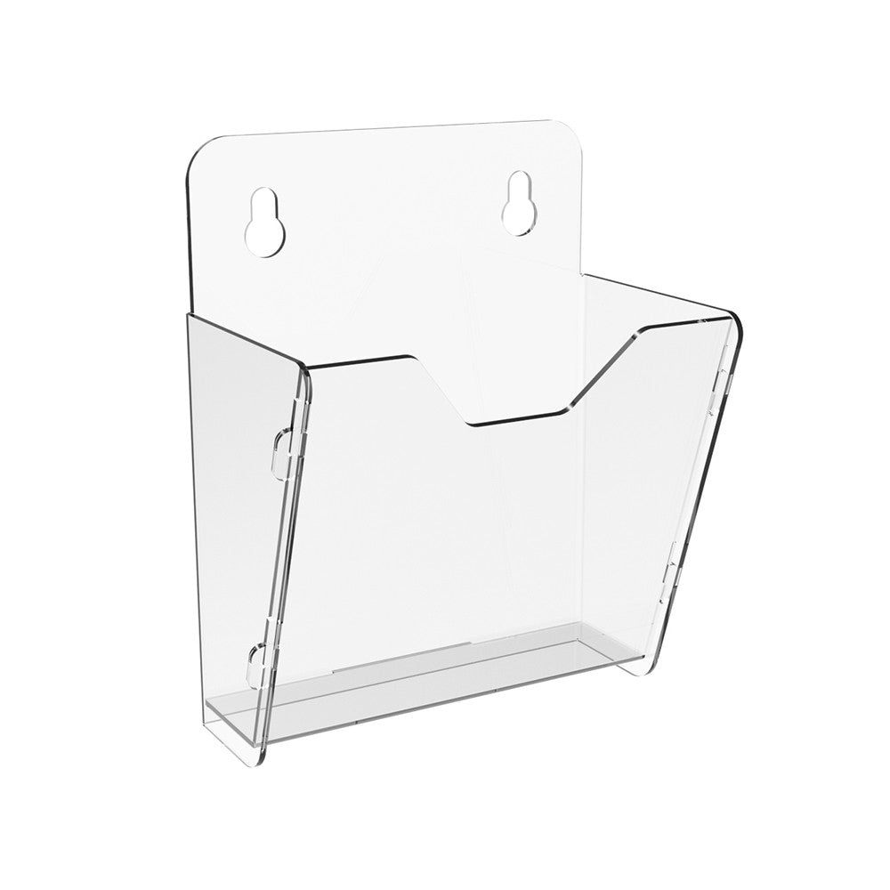 Set 2 pieces, Booklet holder, Paper holder A6 , 110x30x140mm, Acrylic Stand, Acrylic Display, Advertising Stand, Exhibition Equipment, Information Stand, Acrylic Brochure Holder