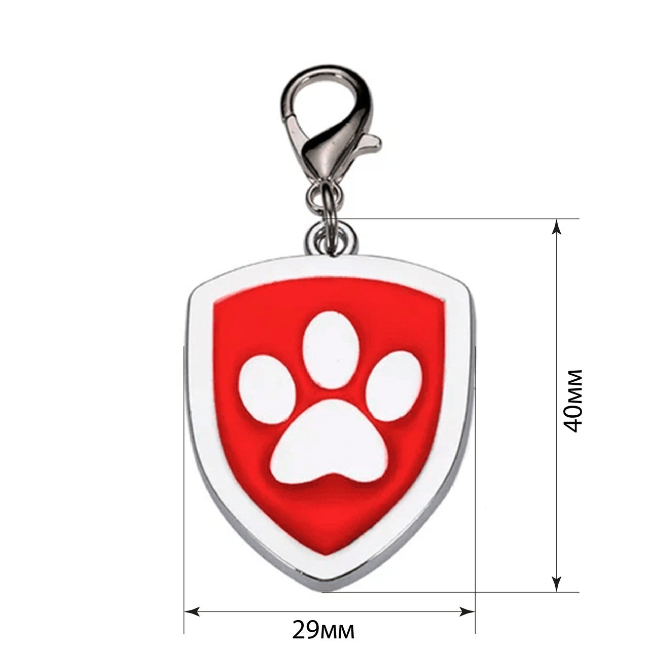 Libreta de direcciones para gatos Shield Paw Red 29x40mm