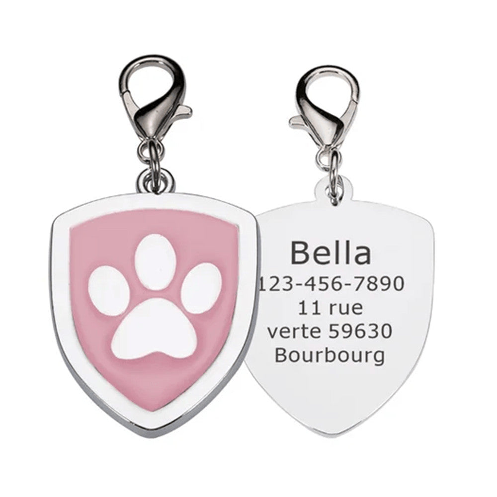 Libreta de direcciones para gatos Shield Paw Rose de 29 x 40 mm