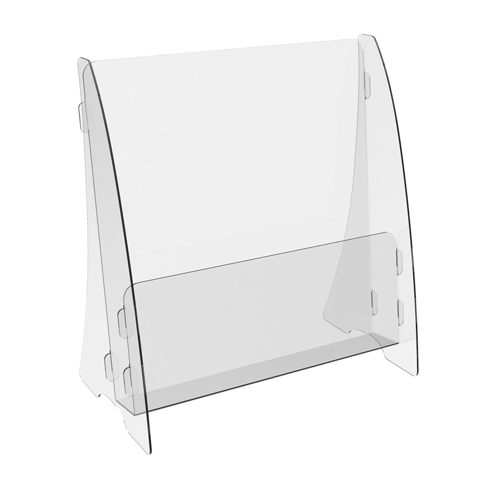 Set 2 pieces, Booklet holder, Paper holder A4 , 221x127x245mm, Acrylic Stand, Acrylic Display, Advertising Stand, Exhibition Equipment, Information Stand, Acrylic Brochure Holder