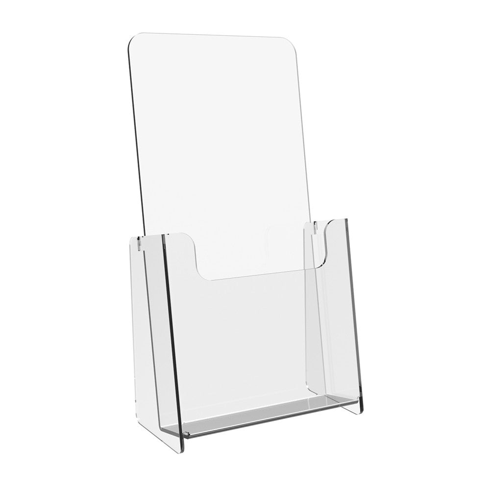 Set of 2 pcs, Desktop Brochure Holder A3, Acrylic Stand For Brochures 400x302x150mm, Advertising Display Holder, Acrylic Display For Brochures, Stand For Brochures And Flyers, Acrylic Paper Holder
