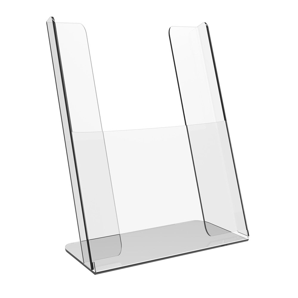 Set 2 pieces, Booklet holder, Paper holder A4 , 210x75x300mm, Acrylic Stand, Acrylic Display, Advertising Stand, Exhibition Equipment, Information Stand, Acrylic Brochure Holder