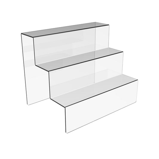 Акрилові підставки для вітрин, 3-ярусний органайзер для духів 300x210x240 мм, полиця для демонстрації та універсальний тримач для кексів, підставки для виставок для фігурок, полиці для десертів для вечірки для прикраси