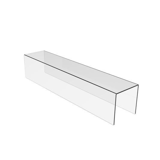 Акрилова підставка під продукти, Акрилова вітрина 500х100х100 мм, Акрилова виставочна підставка, підставка під товар, матеріал ПЕТ 3мм