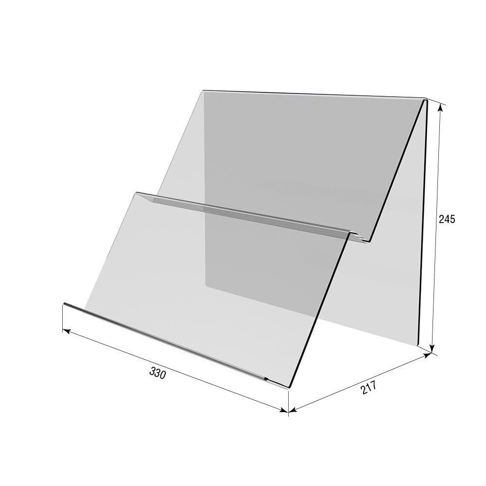 Two-tier slide for smartphones and tablets