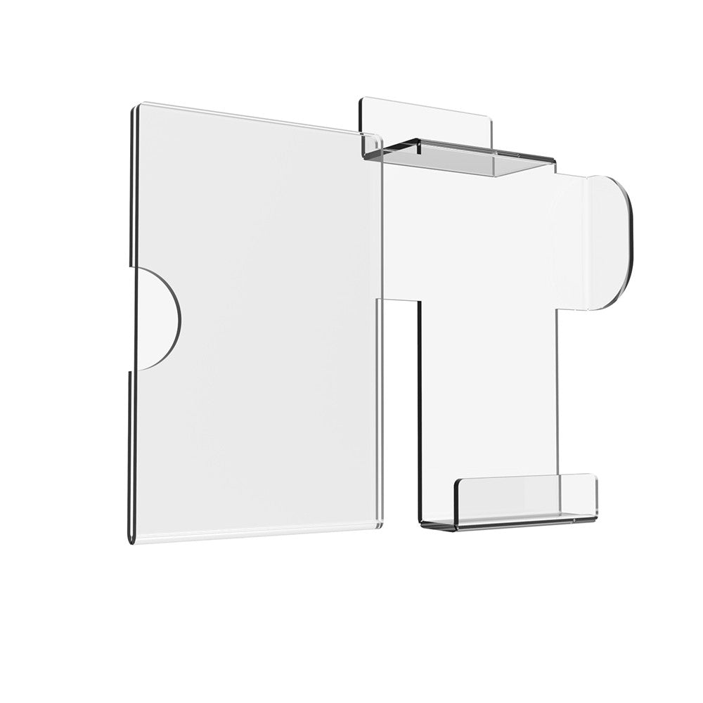 Smartphone stand with description for economy panel