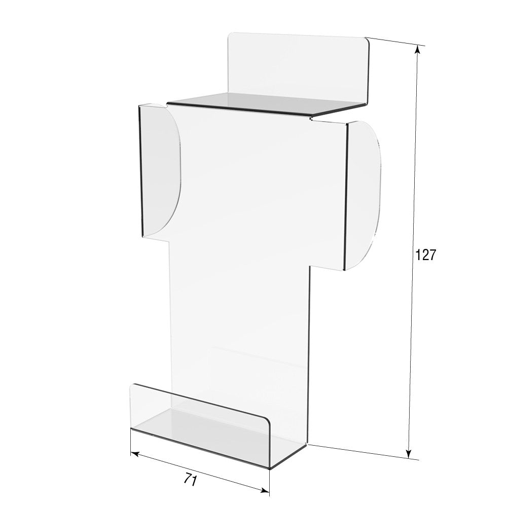 Smartphone stand in economy panel
