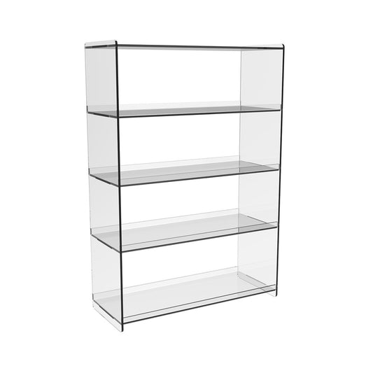 Acrylic Display 4 shelves 250x100x365mm, Acrylic Stand, Acrylic Organizer, Acrylic Showcase, Acrylic Display Casce