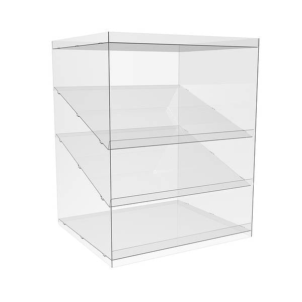 Acrylic Display for candy bars, Acrylic Risers Display Stands, 3 Tier Dessert Shelves for Party for Decoration, 400x500x350mm, Acrylic organizer, Acrylic display