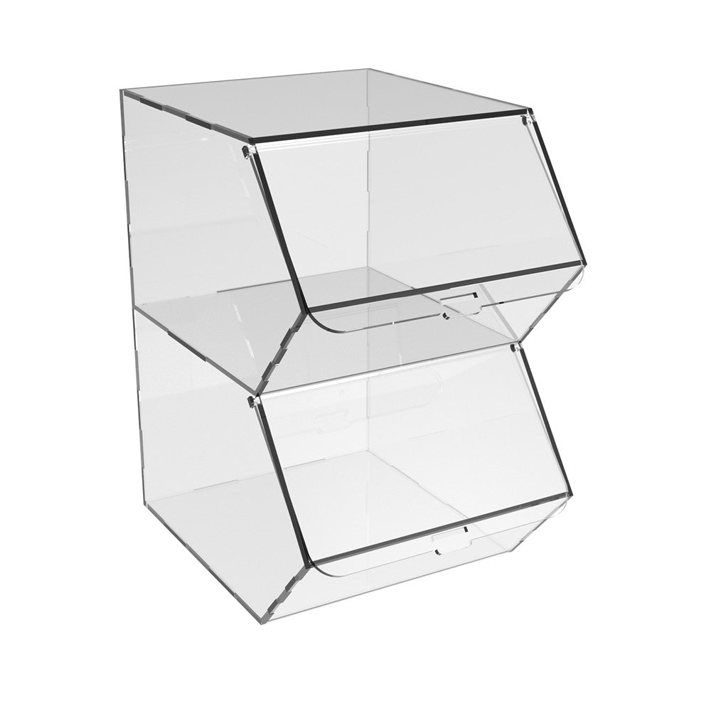 vertical dispenser for marmalade, snacks, nuts 2 cells