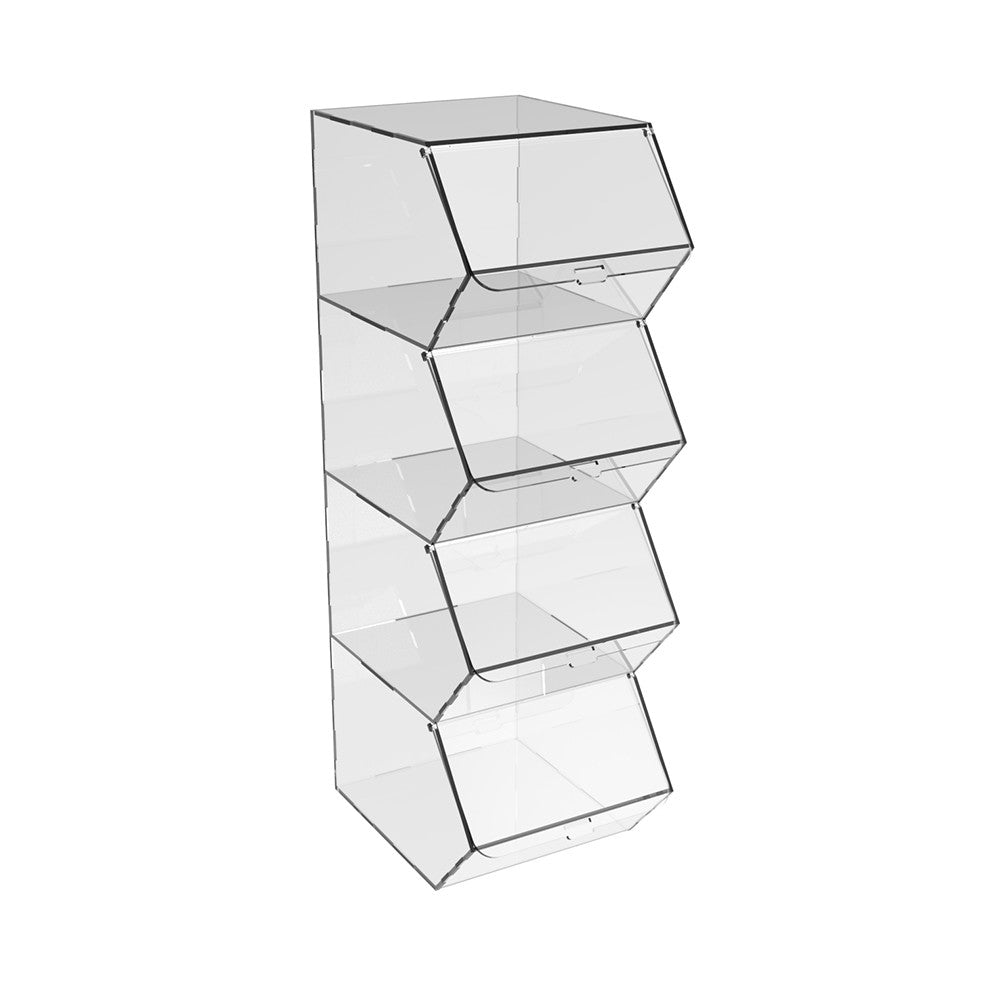 vertical dispenser for marmalade, snacks, nuts 4 cells