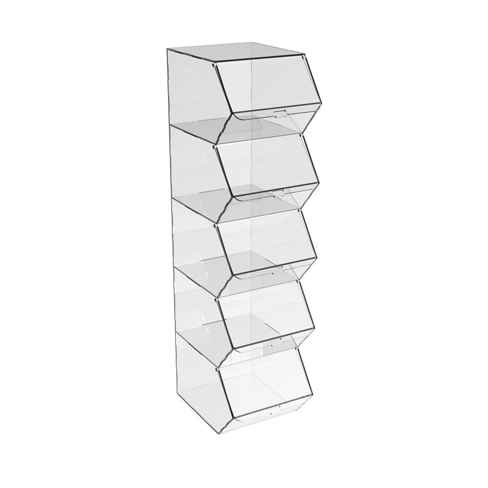vertical dispenser for marmalade, snacks, nuts 5 cells