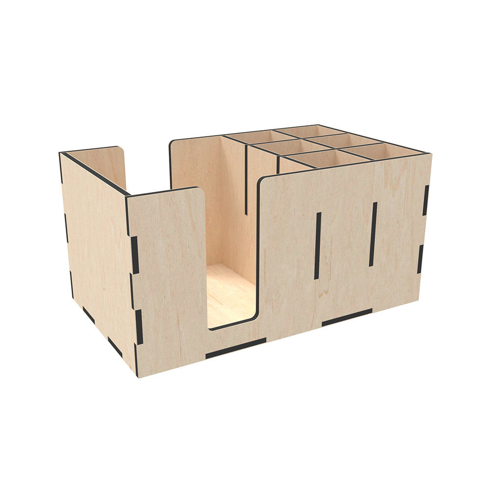 Organizer wooden 240x145x120 mm