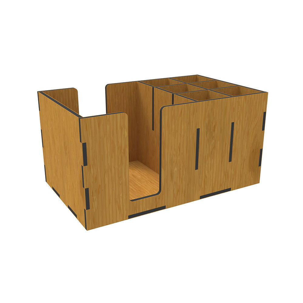 Organizer wooden oak 240x145x120 mm