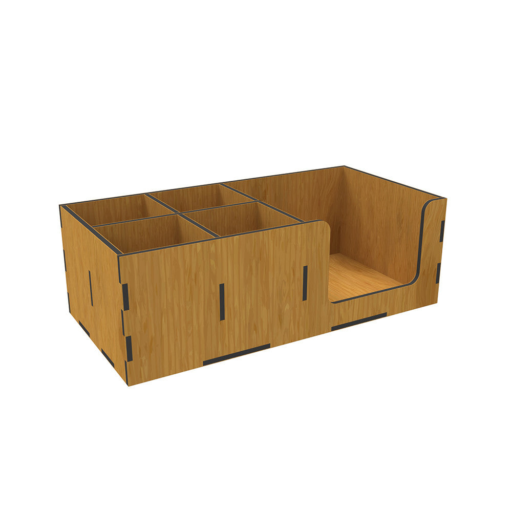 Organizer wooden oak 300x150x100 mm
