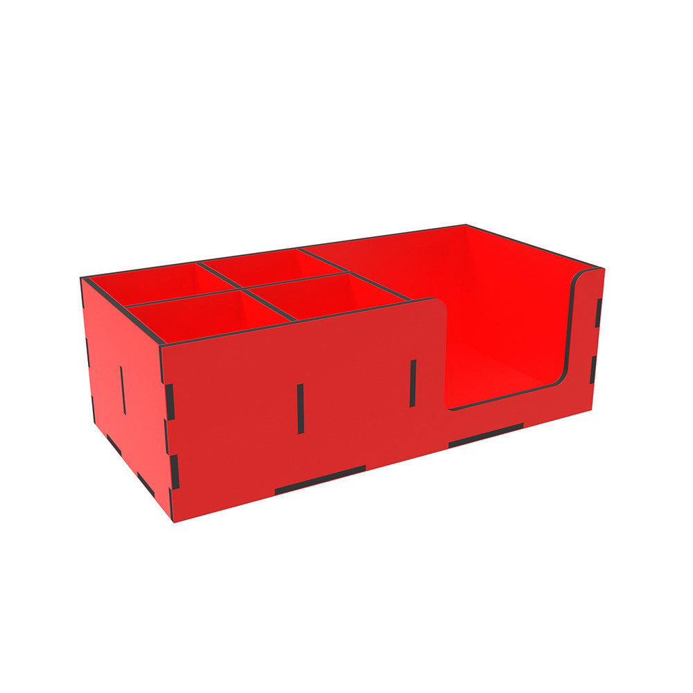 Organizer wooden red 300x150x100 mm