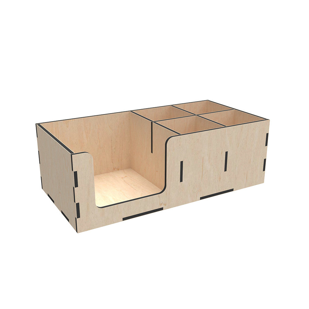 Organizer wooden bar