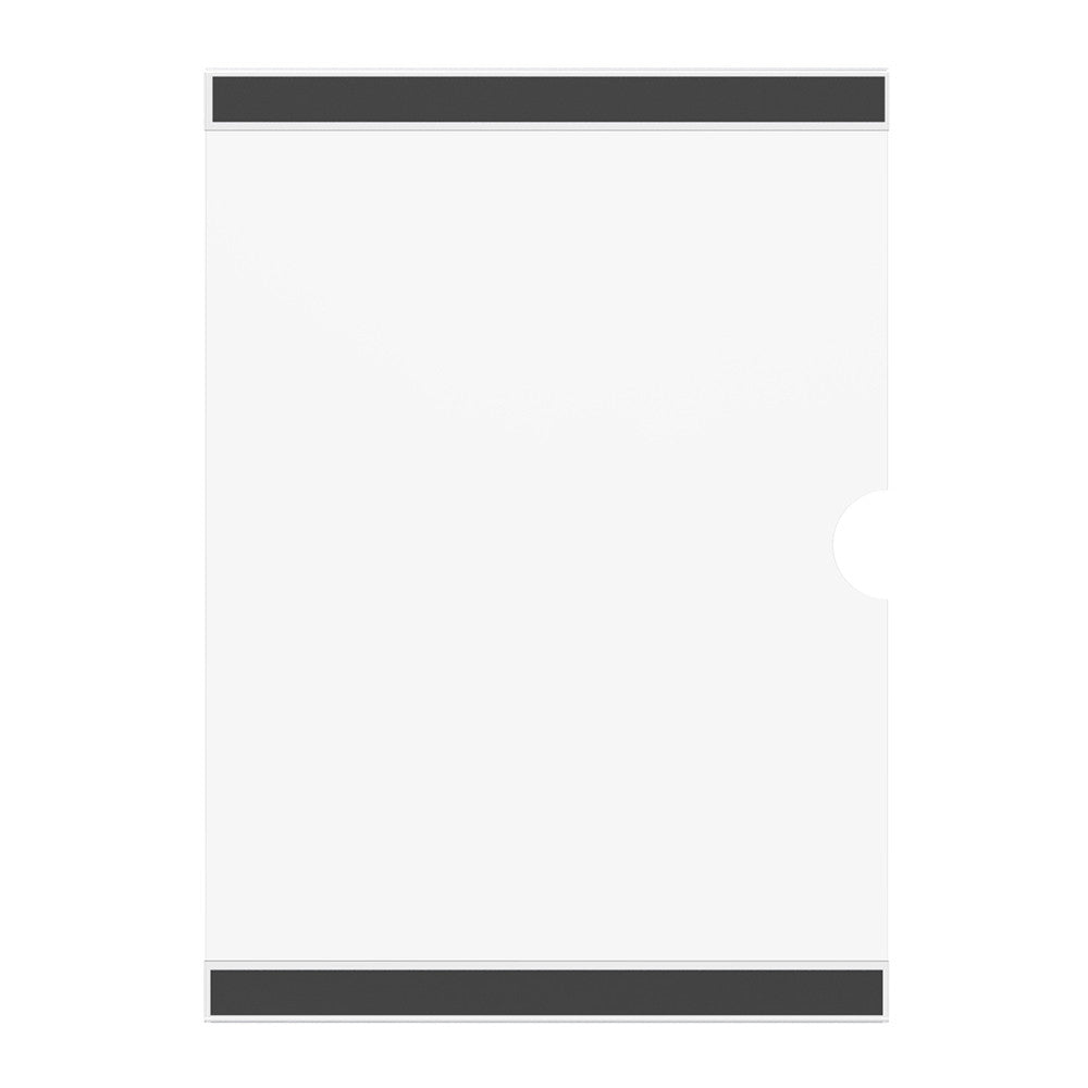 Set 5 pcs. Paper holder A5 horizontal 150x210mm with magnet, Document holder, Acrylic display for document, Acrylic pocket for document, Acrylic paper holder