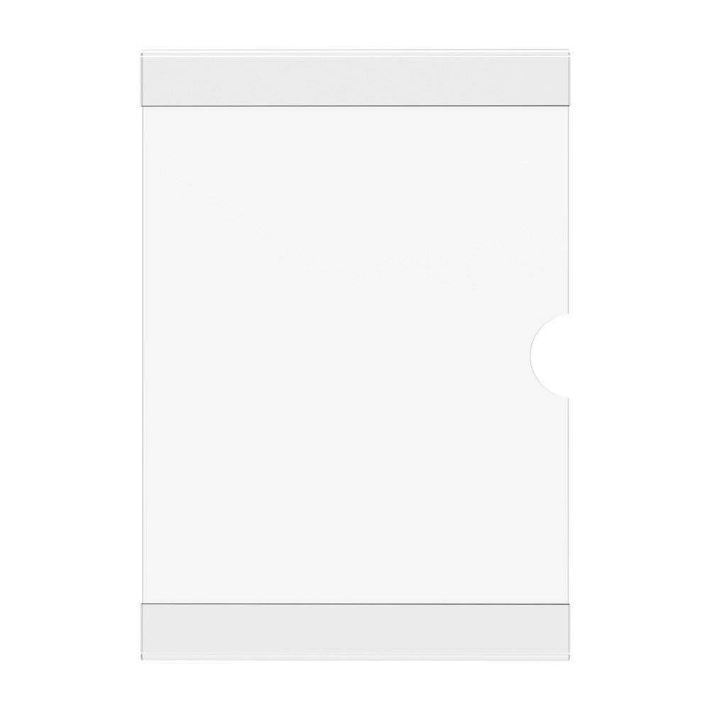 Set 5 pieces, Paper holder A6 vertical 105x148 (tape not included), document holder, Information display without mounting tape, Acrylic Paper holder, Acrylic display, Acrylic document holder