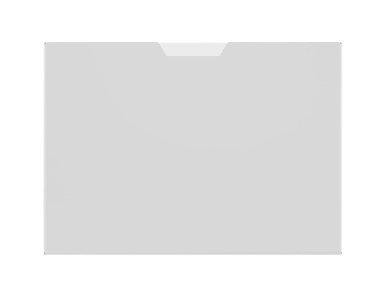 Set 5 pcs, Paper holder A4 horizontal 210x295mm Information display with mounting tape, Acrylic Paper holder, Acrylic display, Acrylic document holder