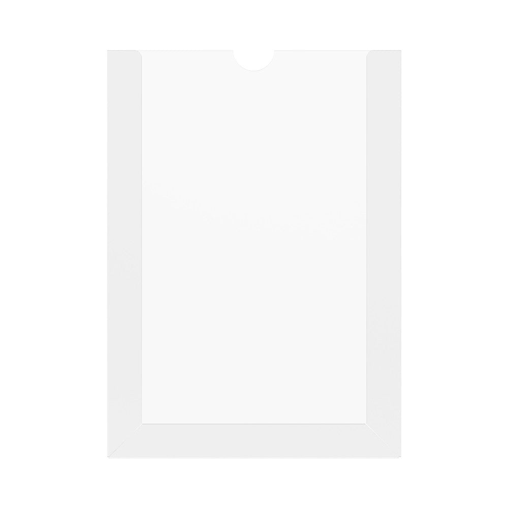 Set 5 pieces, Vertical paper holder A5 format 150x210mm, PET 0.7mm, document display without mounting tape, Acrylic Paper holder, Acrylic display, Acrylic document holder