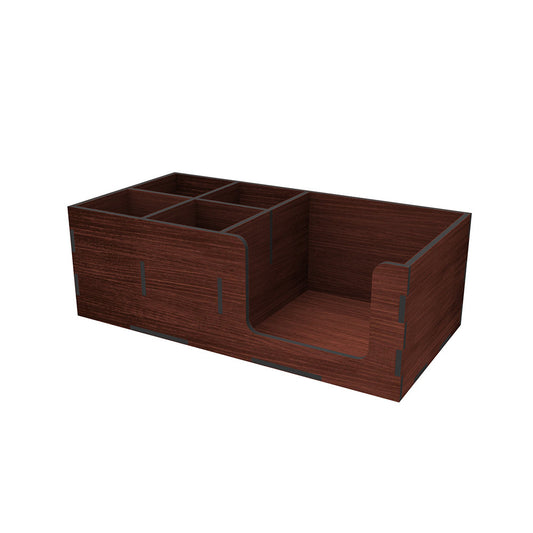 Organizer wooden red-brown 300x150x100 mm