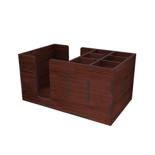 Organizer wooden red-brown 240x145x120 mm