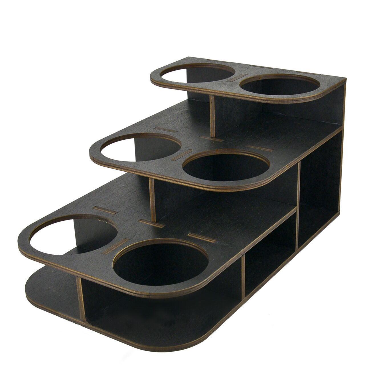 stand for syrups, black 220*305*175 mm, d - 7.5 cm