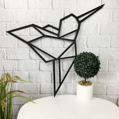 Wooden decorative wall panel "Hummingbird"