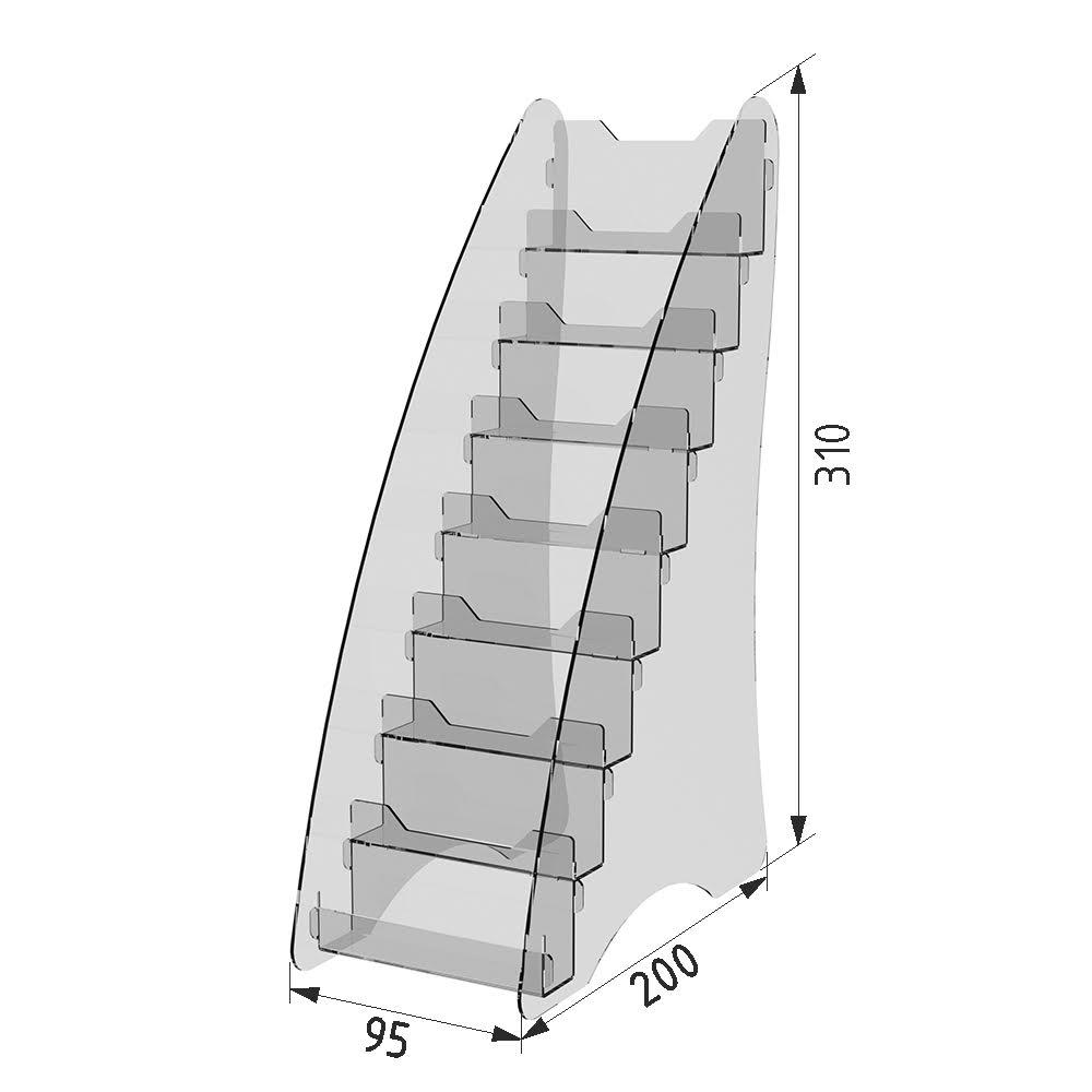 Business card holder desktop 8 steps