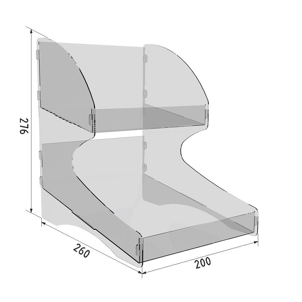 display stand for candy bars, tabletop, 200x276x260