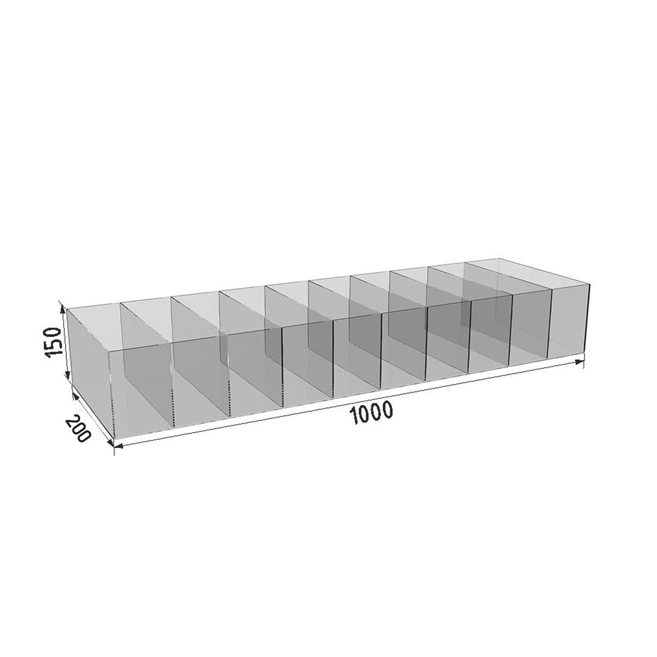 dispenser for sweets, snacks, nuts, dried fruits 10 cells