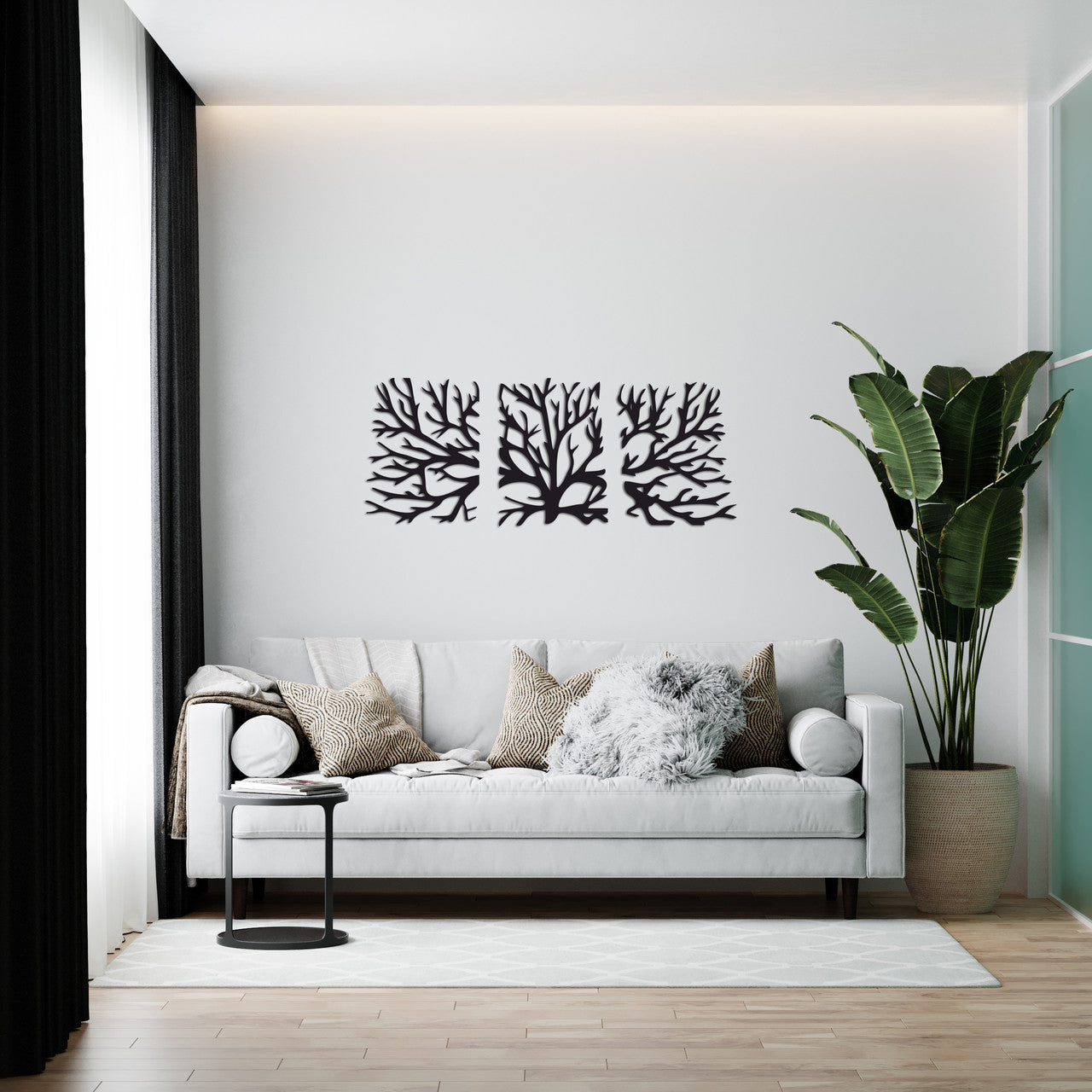 Ramas de árboles - Decoración de pared de madera