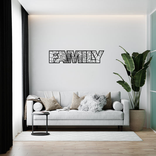 Family – Wooden wall decor